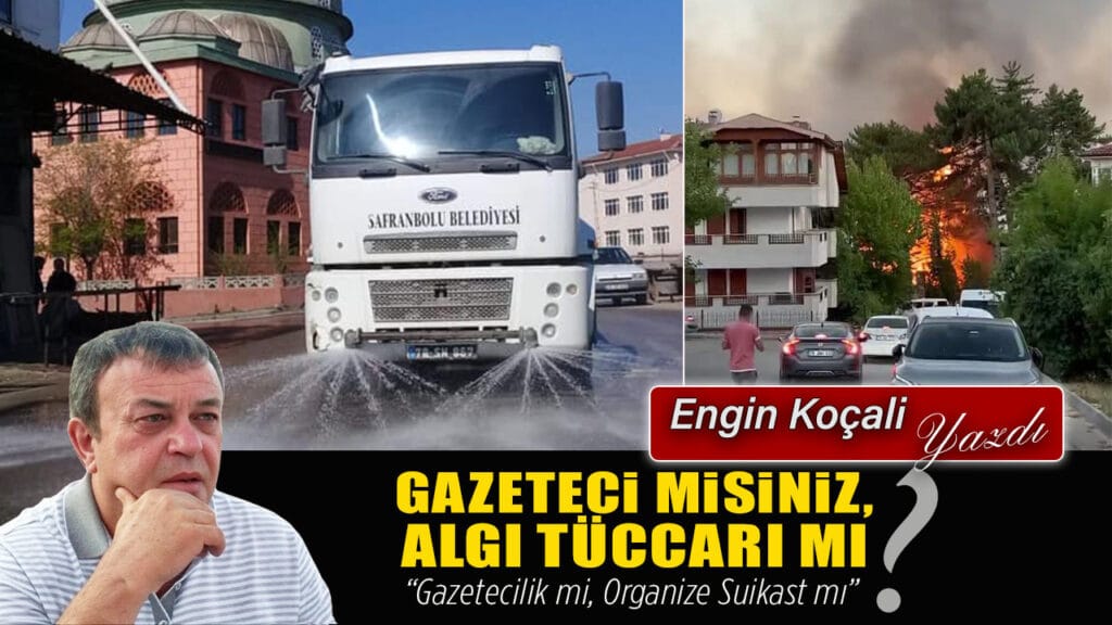 GAZETECİ MİSİNİZ, ALGI TÜCCARI MI?